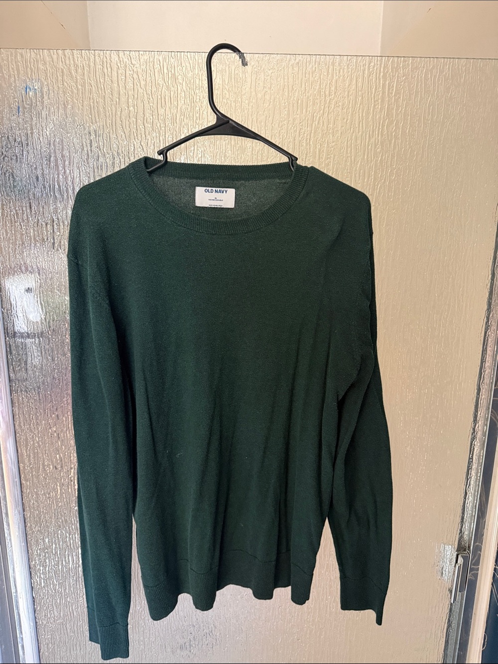 Old Navy Men's Forest Green Crewneck Sweater